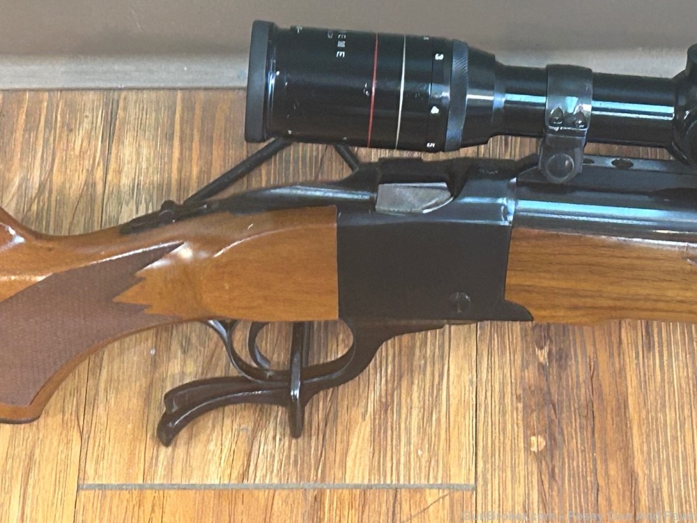 Holy Grail 1994 Ruger No. 1 TROPICAL .375 H&H Mag 24” Lever Action Ammo-img-6