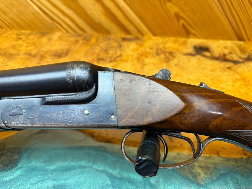 USED RICHLAND ARMS .12 GAUGE SIDE BY SIDE 28" DOUBLE BARREL ENGRAVED NR-img-5