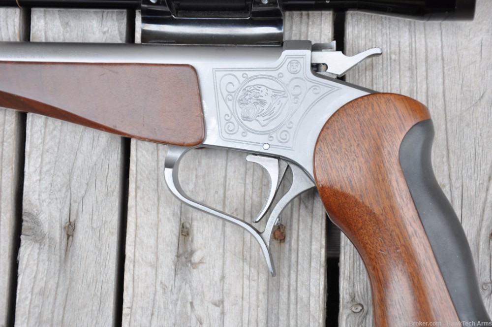 Thompson Center T/C Contender Pistol .223 Rem + Leupold M8 2x Handgun Scope-img-8