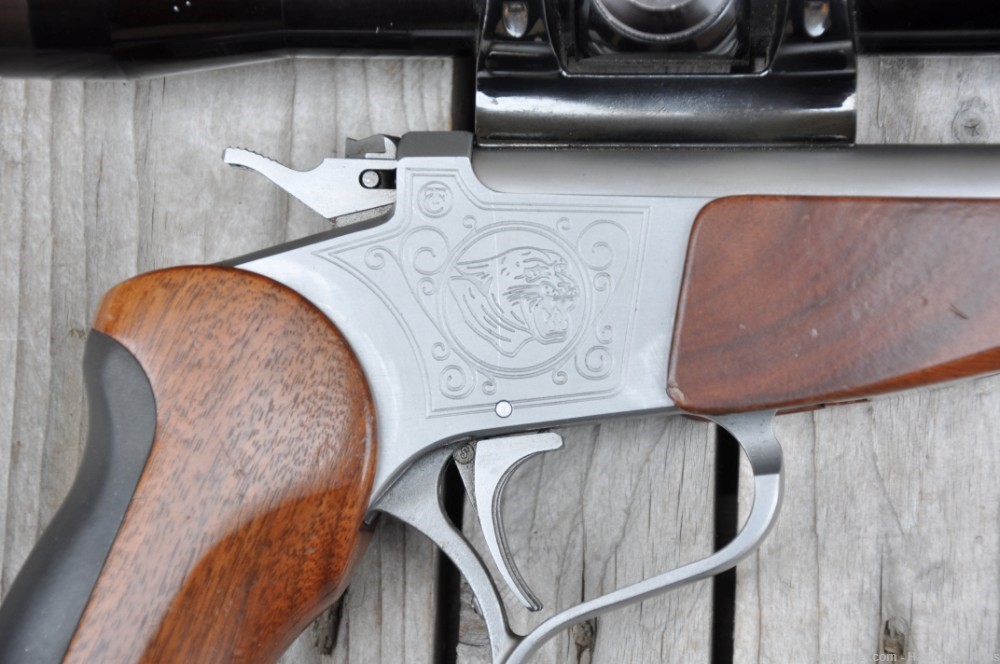 Thompson Center T/C Contender Pistol .223 Rem + Leupold M8 2x Handgun Scope-img-3