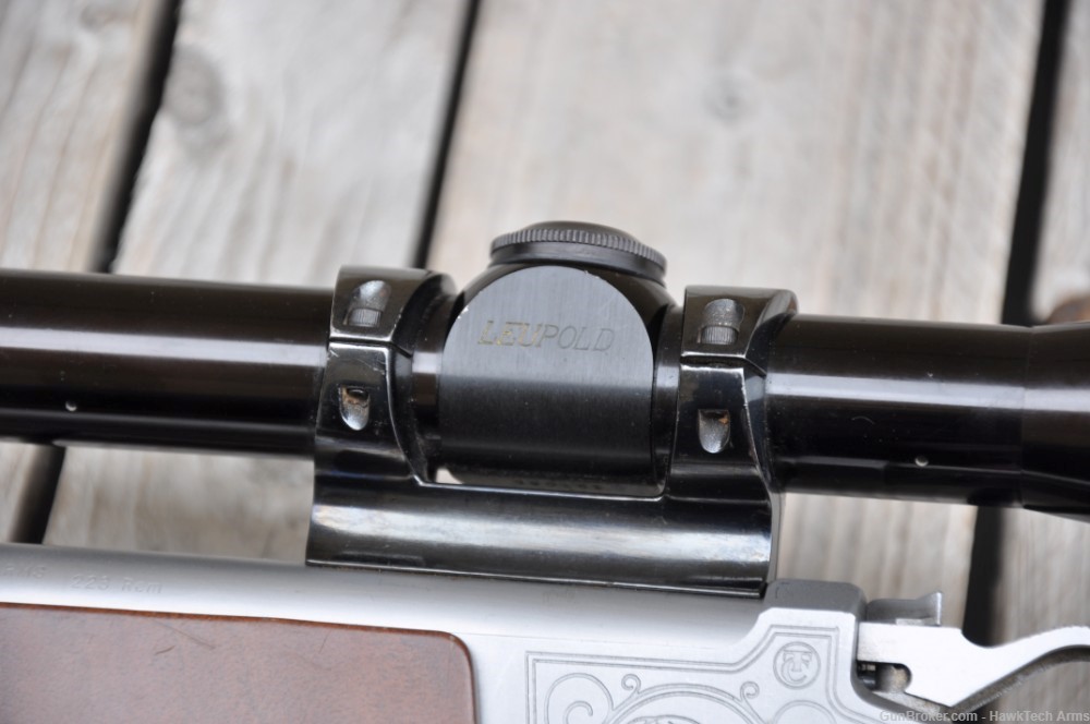 Thompson Center T/C Contender Pistol .223 Rem + Leupold M8 2x Handgun Scope-img-10