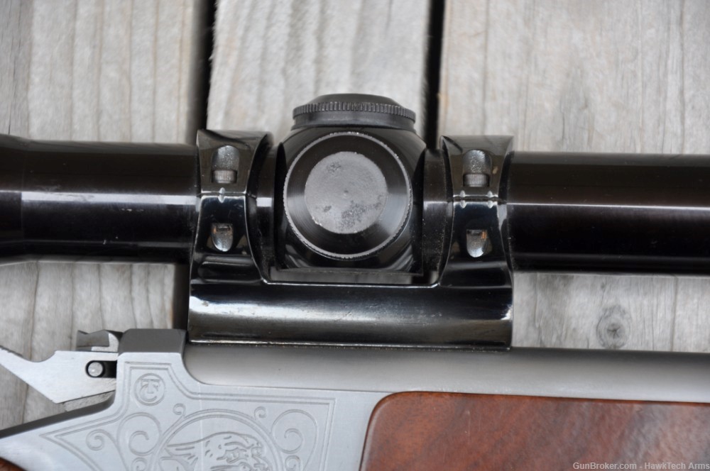 Thompson Center T/C Contender Pistol .223 Rem + Leupold M8 2x Handgun Scope-img-9