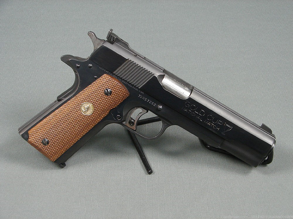 Colt MKIV Series 70 Gold Cup National Match 1911 45ACP Mfg 1978-img-1