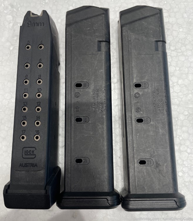 Glock G34 9mm Gen 4 Box 3 mags (2-21rd & 1-17rd) Flared Magwell Great Cond-img-12