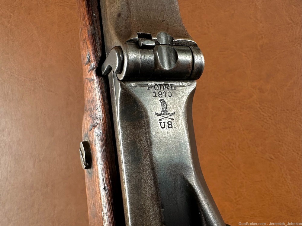 1868 Springfield US Trapdoor .50 Cal Breechloading Indian Wars Rifle NR -img-6