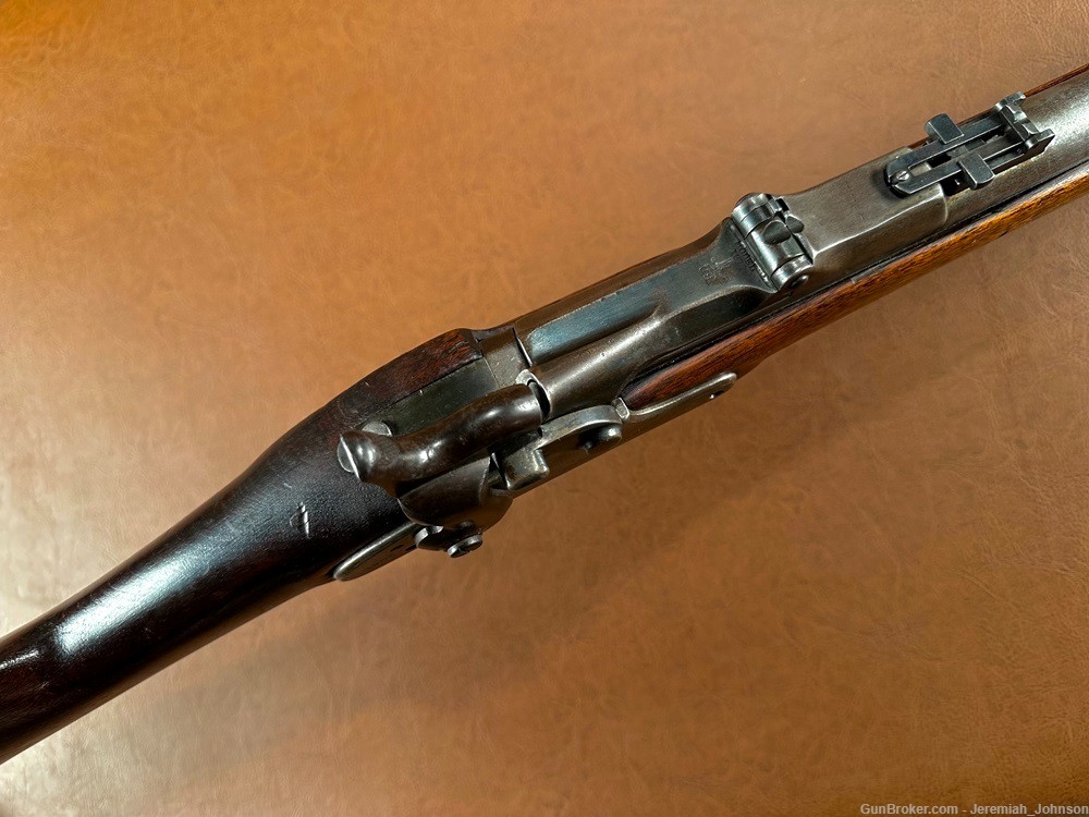 1868 Springfield US Trapdoor .50 Cal Breechloading Indian Wars Rifle NR -img-11