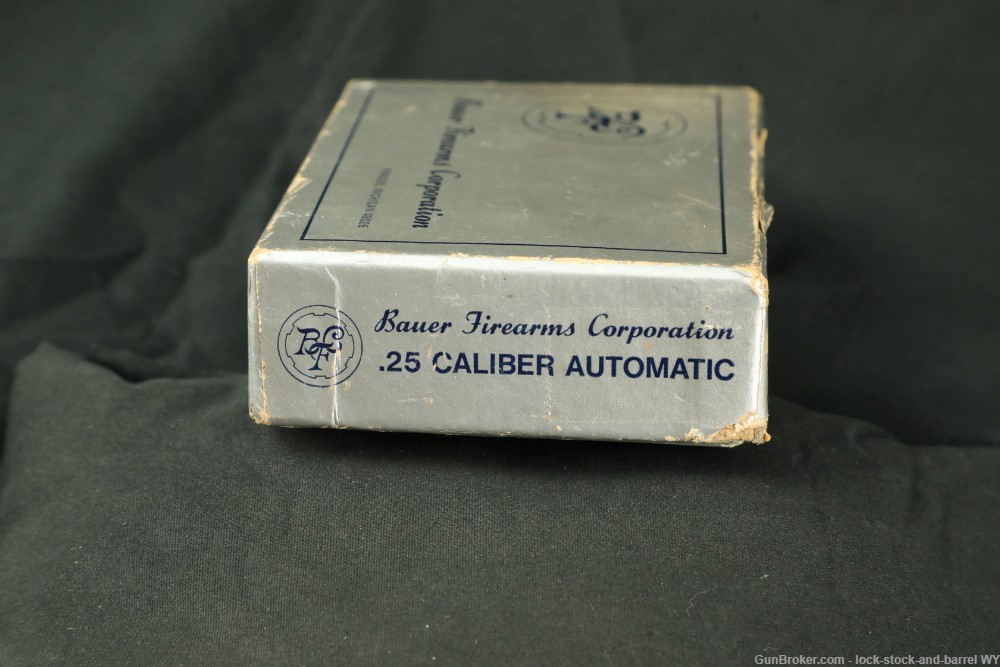 Bauer Firearms Automatic Baby Browning Clone .25 ACP Semi-Auto Pistol & Box-img-28