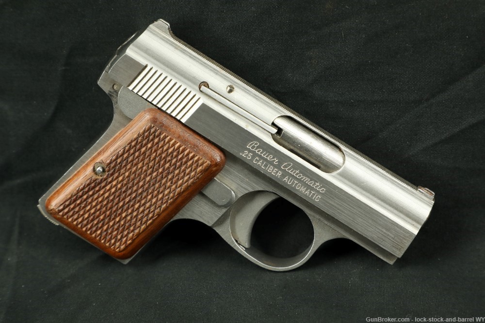 Bauer Firearms Automatic Baby Browning Clone .25 ACP Semi-Auto Pistol & Box-img-3