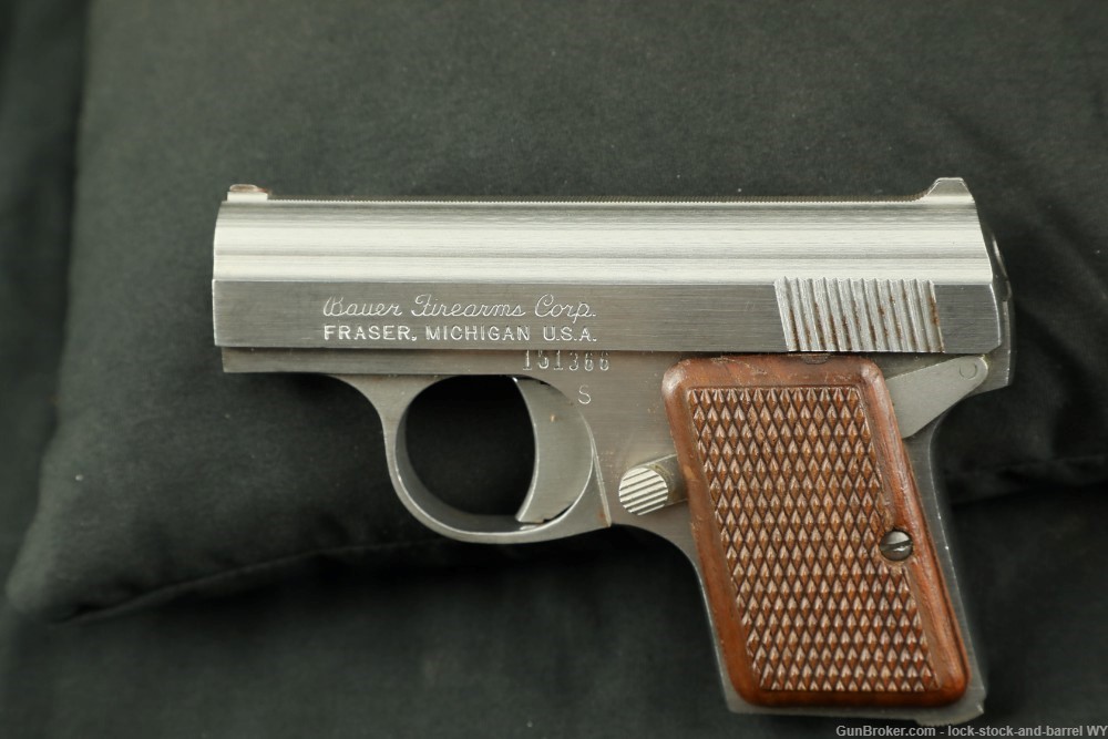 Bauer Firearms Automatic Baby Browning Clone .25 ACP Semi-Auto Pistol & Box-img-13