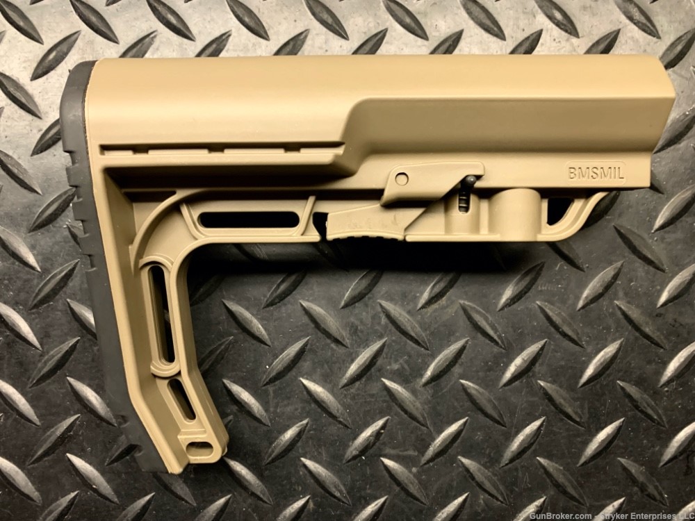 Mission First Tactical AR15 telescopic stock - FDE MILSPEC - NEW-img-0