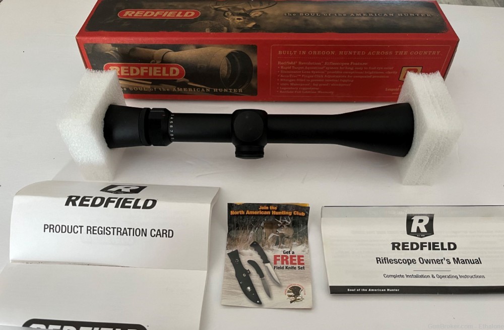 Redfield 3x9x40 Rifle Scope -img-0