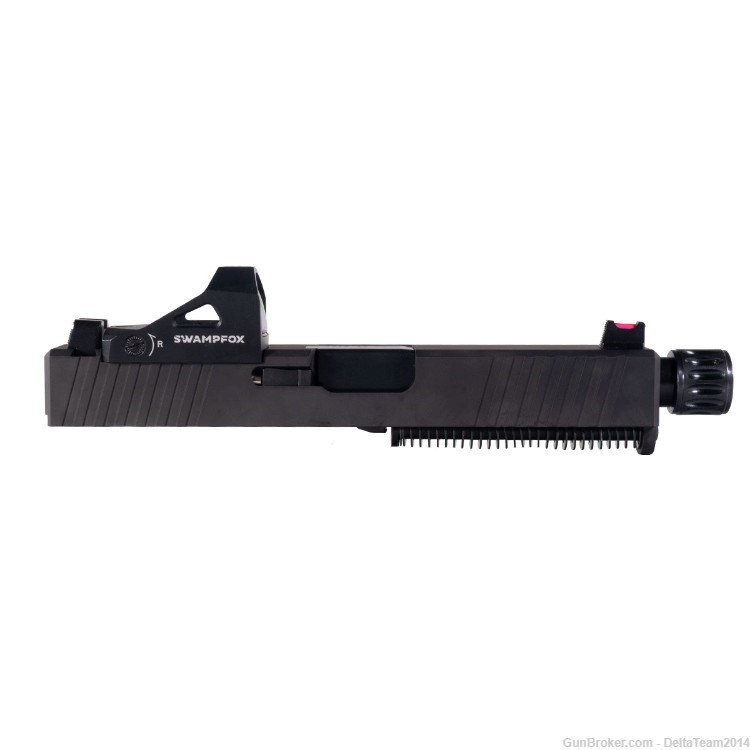 Complete RMR Slide for 9mm Glock 19 - Swampfox Justice RMR Red Dot-img-1
