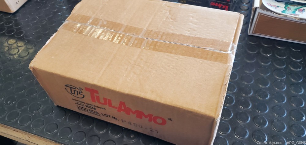1000 Round case Tulammo .223 Rem 55 GR FMJ  -img-0