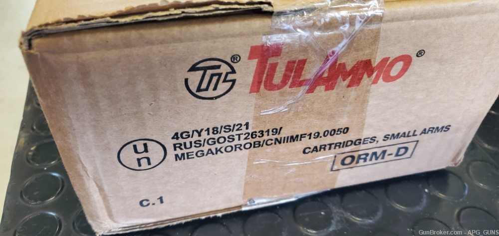 1000 Round case Tulammo .223 Rem 55 GR FMJ  -img-2