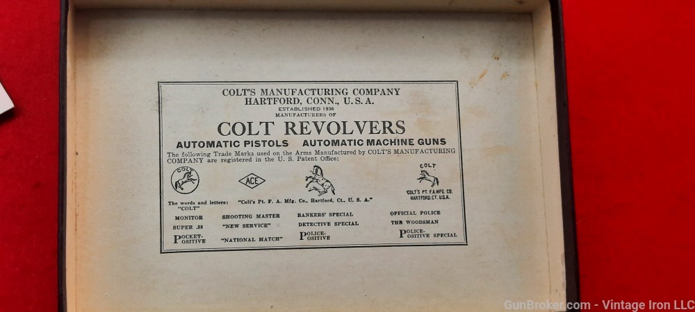 Colt Government model 1911 .45acp. 1940s Original box RARE! NR-img-7