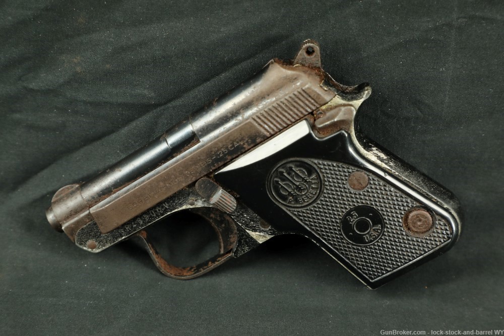 Beretta 950-BS .25 Auto 2.4” Semi Auto Tip-Up Pocket Pistol-img-4