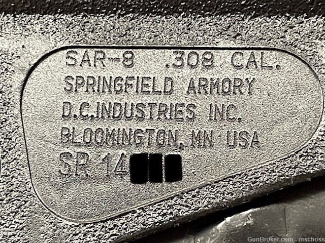 Springfield Armory SAR-8 .308 Win DC Industries HK G3 Clone Green Furniture-img-2