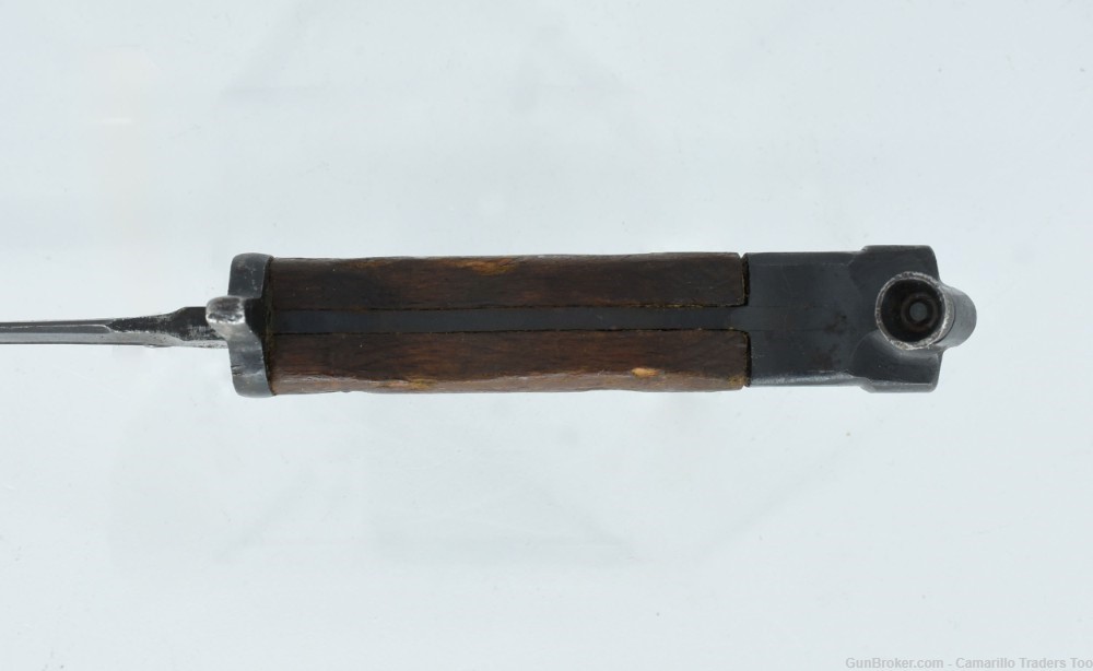 Cold War 1950's Egyptian 8mm Hakim Rifle Knife Bayonet, Scabbard & Frog-img-5