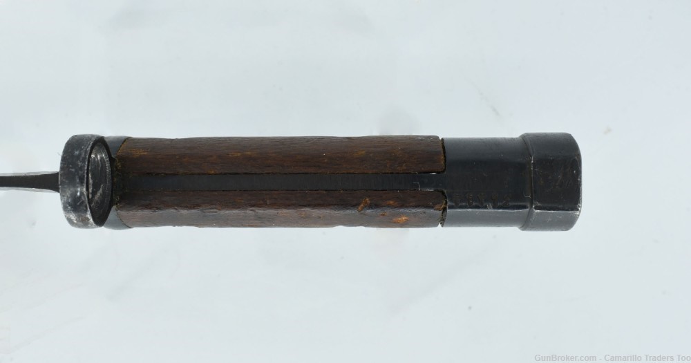 Cold War 1950's Egyptian 8mm Hakim Rifle Knife Bayonet, Scabbard & Frog-img-6