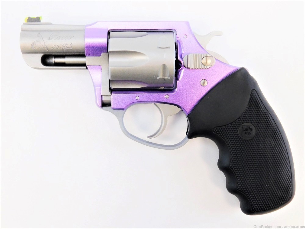 Charter Arms Rosie .38 Special 2.2" 6-Shot Lavender / Stainless 53640-img-2
