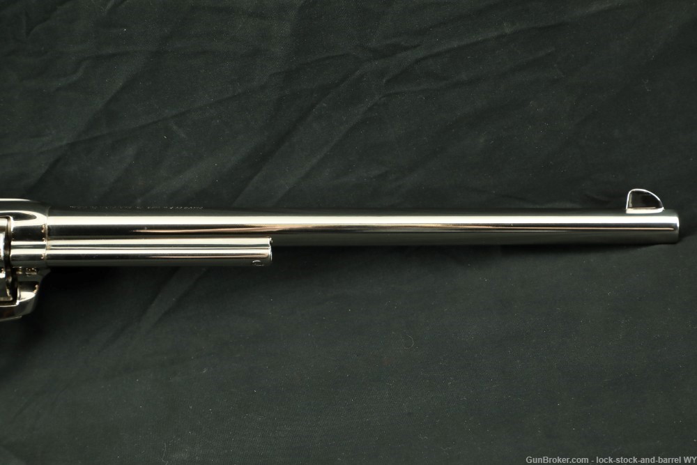 Colt 3rd Gen Nickel Buntline 12" Single Action Army SAA . 44 Spl. Revolver-img-3