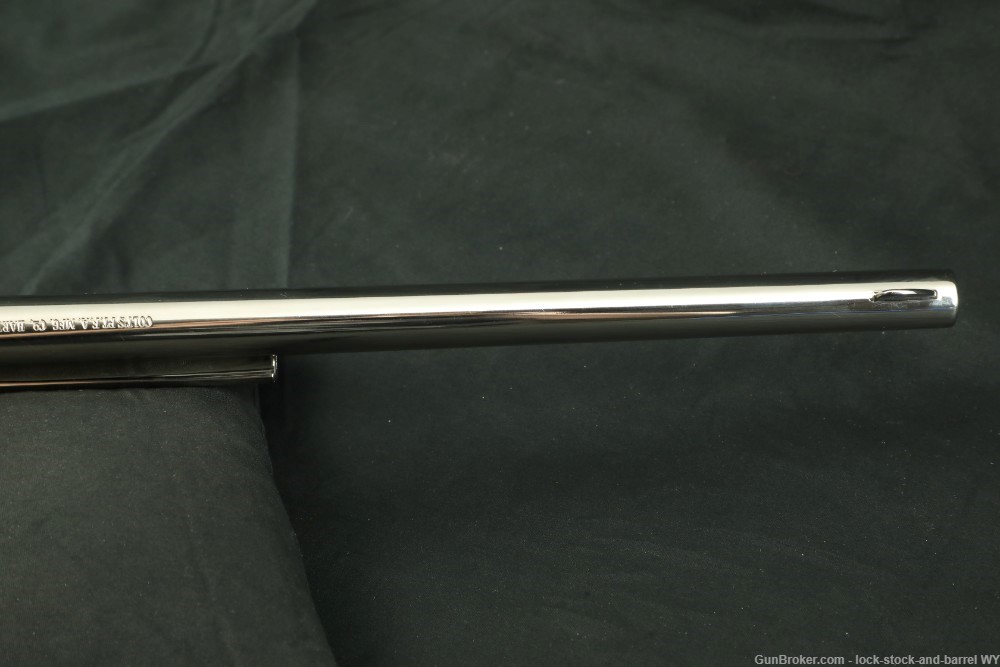 Colt 3rd Gen Nickel Buntline 12" Single Action Army SAA . 44 Spl. Revolver-img-8