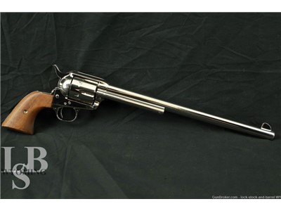 Colt 3rd Gen Nickel Buntline 12" Single Action Army SAA . 44 Spl. Revolver