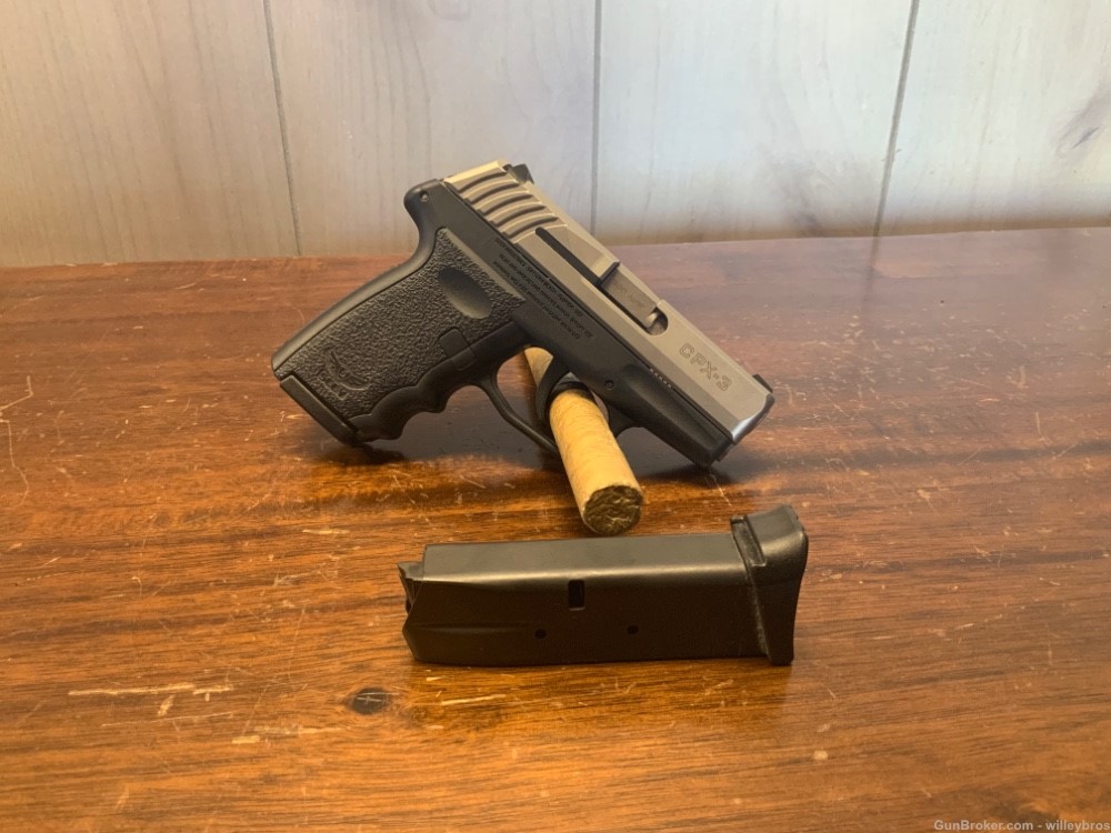 As Is SCCY CPX-3 3” 380 ACP Two Mags Good Bore No Reserve-img-0