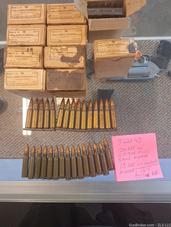 7.62x45 ammunition 165 rds.-img-0