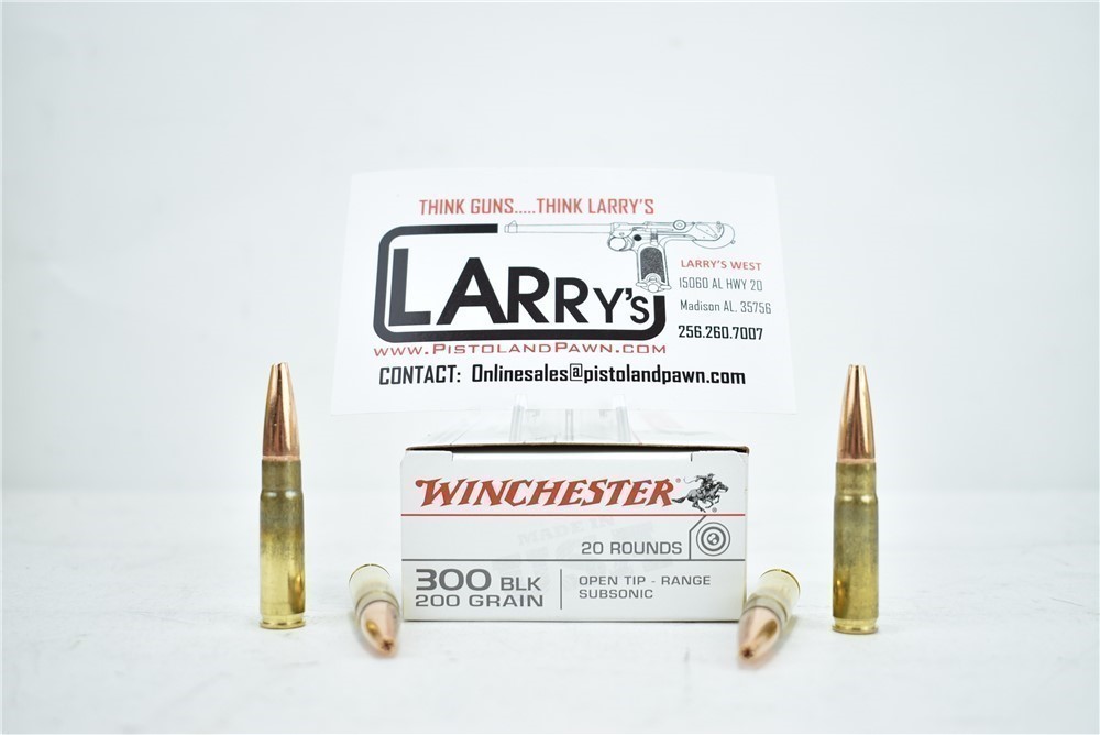 20 RDS Winchester 300 Blackout 200 Gr Open Tip USA300BLKX NIB-img-0