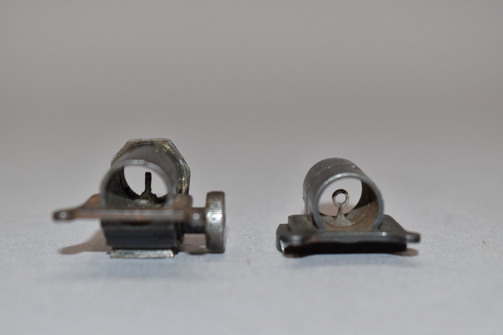 2 Stevens? Winchester? Target Rifle Globe Front Sights Windage READ-img-1