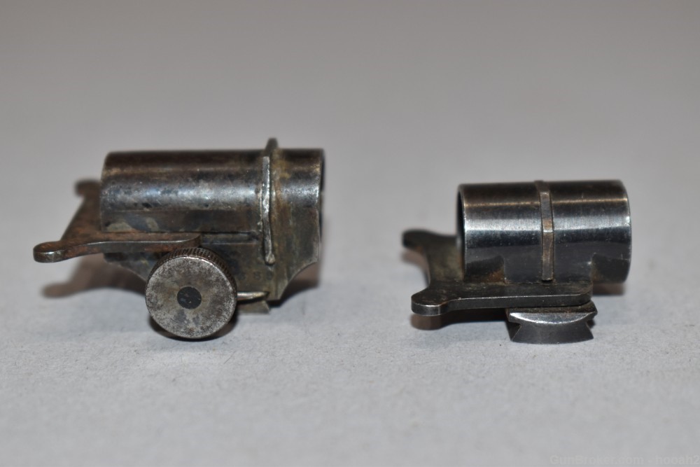 2 Stevens? Winchester? Target Rifle Globe Front Sights Windage READ-img-0