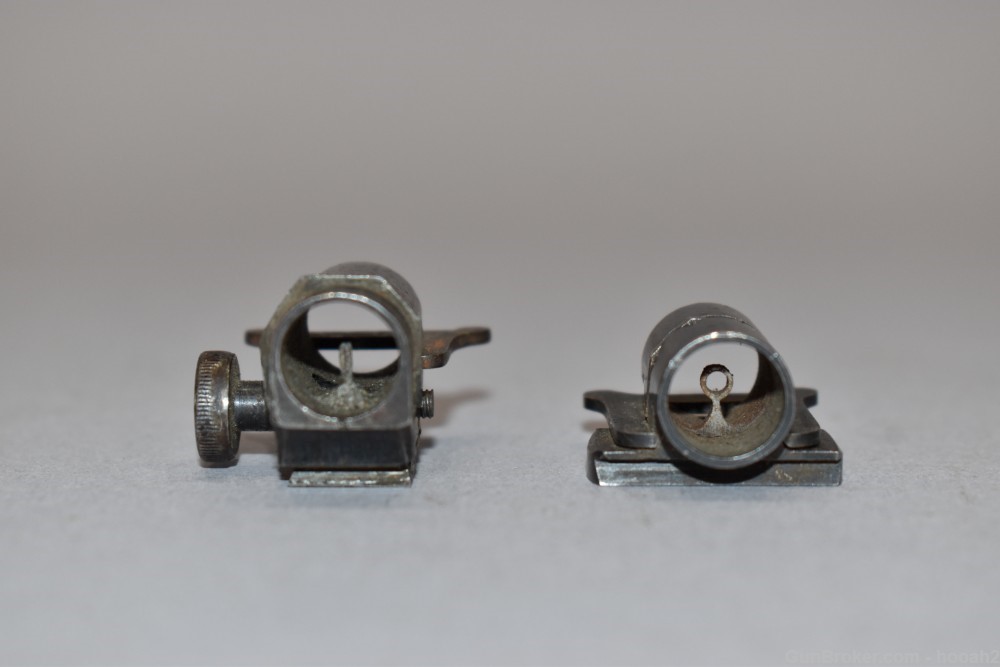 2 Stevens? Winchester? Target Rifle Globe Front Sights Windage READ-img-3