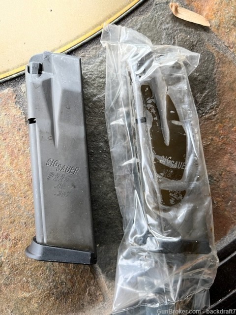 NEW SIG P229 Factory Magazine 2-PACK, 12 Round Rnd 40/357 In The Wrap!-img-0