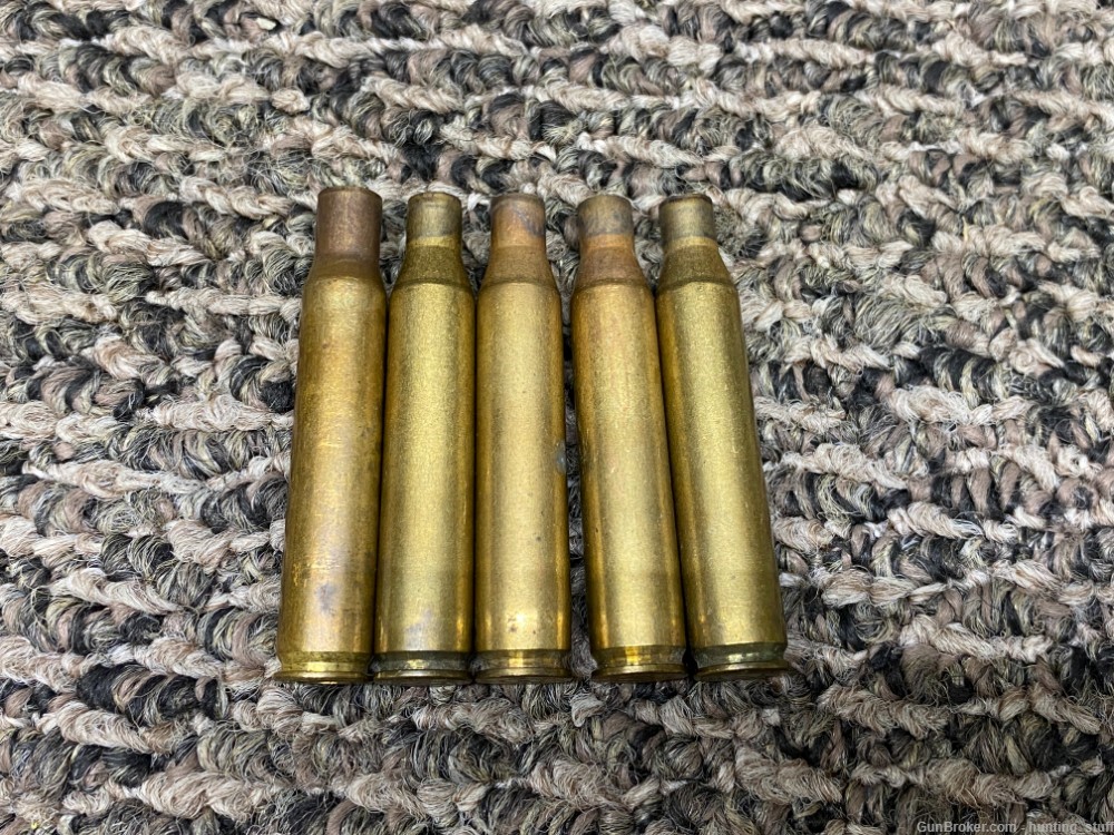 Mixed Lot Of Brass Spent Cases 300 Win Mag 25-06 Rem 357/38 SPL 35 Count-img-2