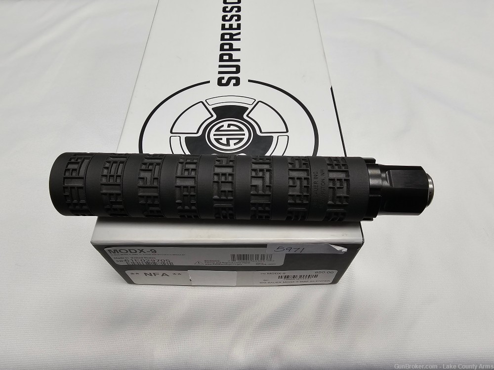 New Sig Sauer MODX-9 9mm Silencer Suppressor Titanium Form3 Efile-img-0