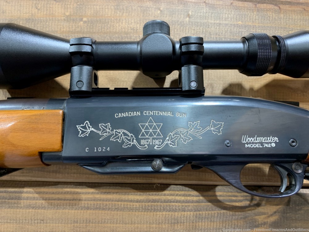 Remington Woodmaster 742 Canadian Centennial .308 22" -img-3