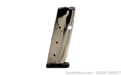 SHIELD ARMS S15 9MM LUGER 15RD MAGAZINE FOR GLOCK 43X/48 GEN3 NICKEL-img-0