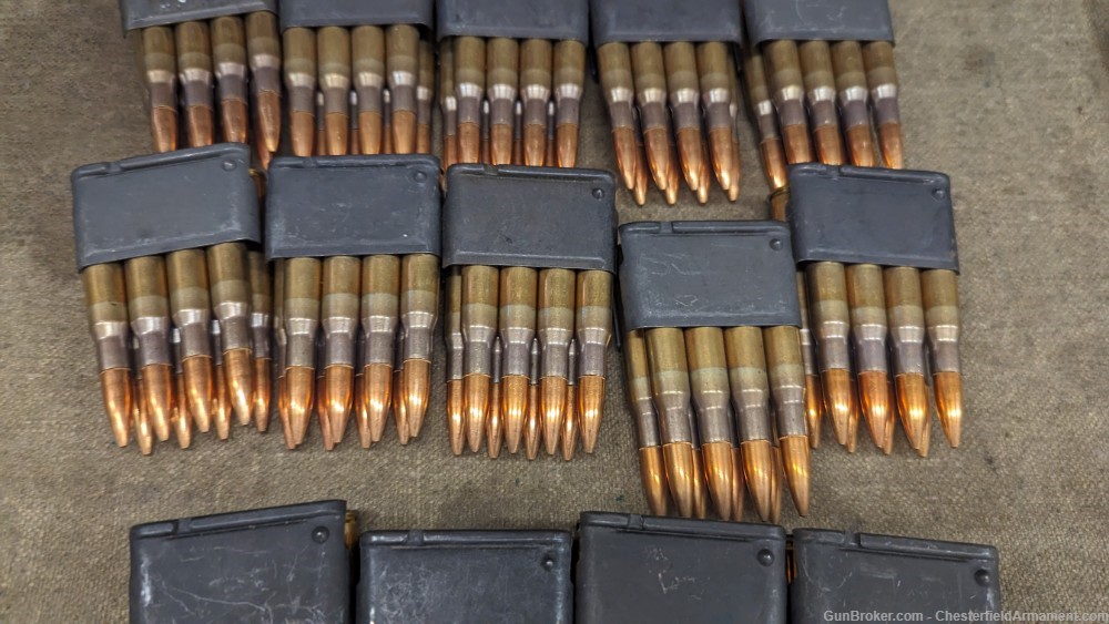 PMC 30.06  ammon on M1 Garand Enbloc Clips,  128 rounds-img-2