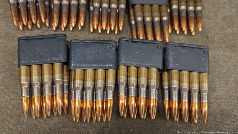 PMC 30.06  ammon on M1 Garand Enbloc Clips,  128 rounds-img-3
