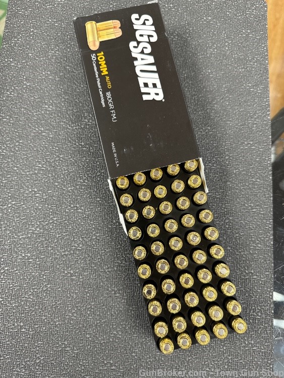 Sig Sauer 10MM 180 Grain FMJ 1000 Round Case #E10MB1-50-img-4