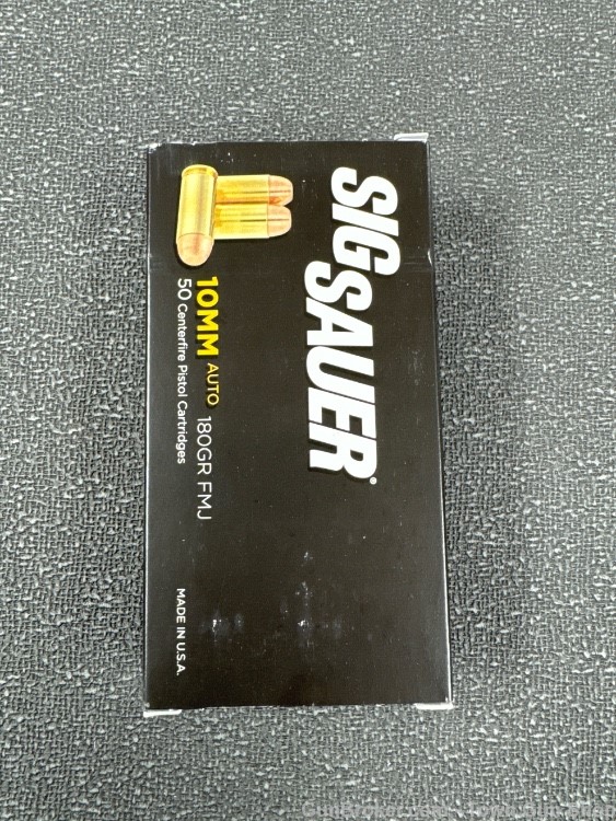 Sig Sauer 10MM 180 Grain FMJ 1000 Round Case #E10MB1-50-img-3