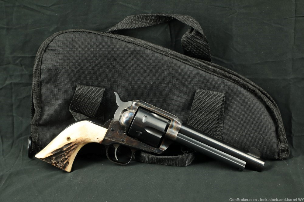 Ruger Vaquero W/ Horn Grips .45LC 5.5” Single Action Revolver, MFG 1995-img-2