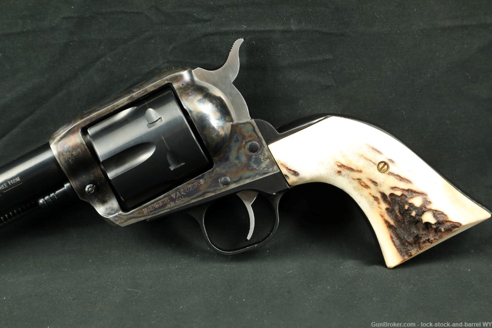 Ruger Vaquero W/ Horn Grips .45LC 5.5” Single Action Revolver, MFG 1995-img-8