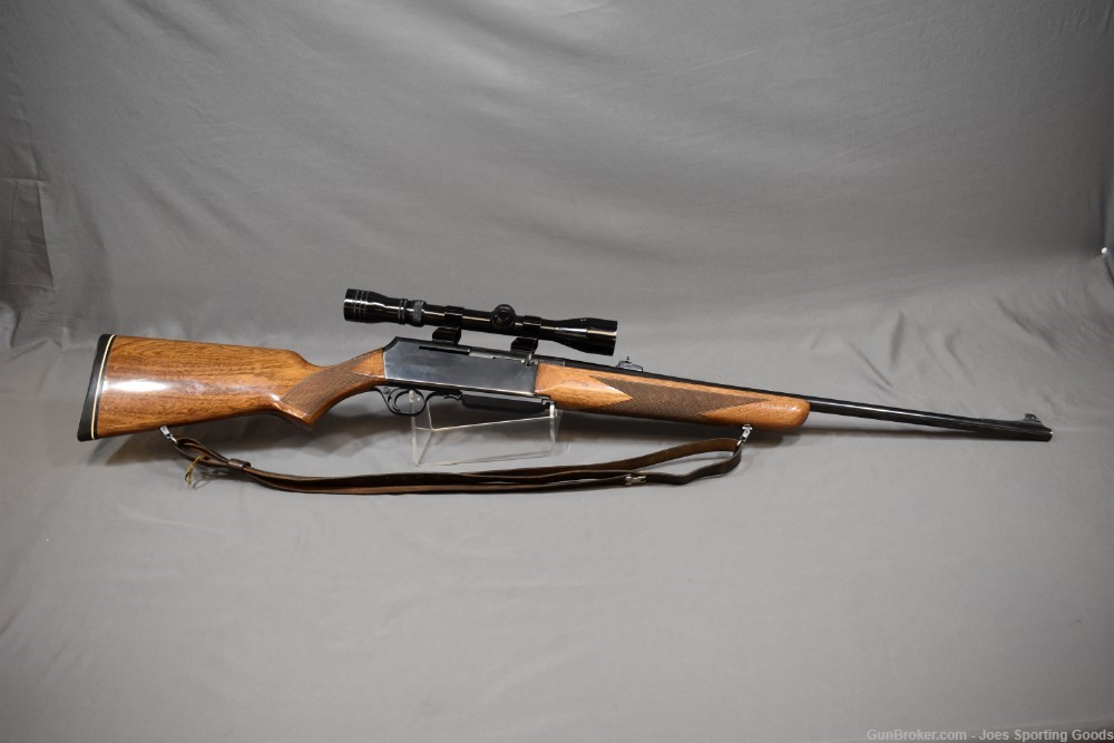 Browning BAR - 7mm Remington Mag Semi-Auto Rifle w/ Redfield 3-9x Scope-img-0