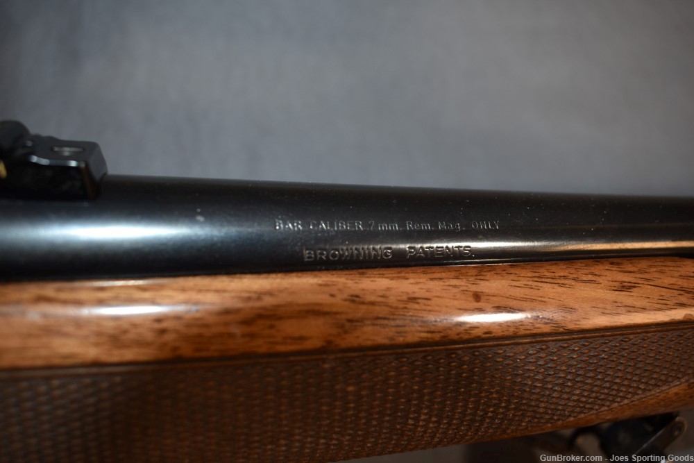 Browning BAR - 7mm Remington Mag Semi-Auto Rifle w/ Redfield 3-9x Scope-img-5