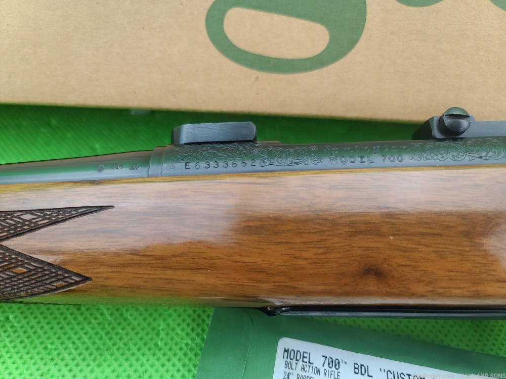 Remington 700 BDL * CUSTOM DELUXE * 17 Rem Centerfire EMBELLISHED ENHANCED -img-46