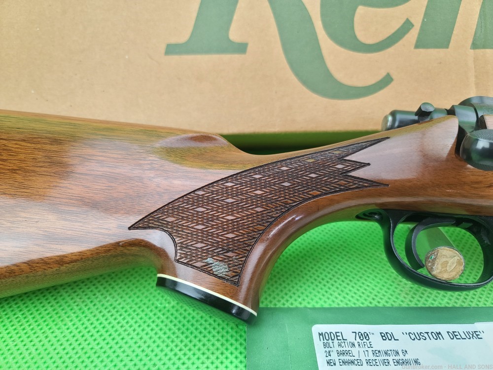 Remington 700 BDL * CUSTOM DELUXE * 17 Rem Centerfire EMBELLISHED ENHANCED -img-15