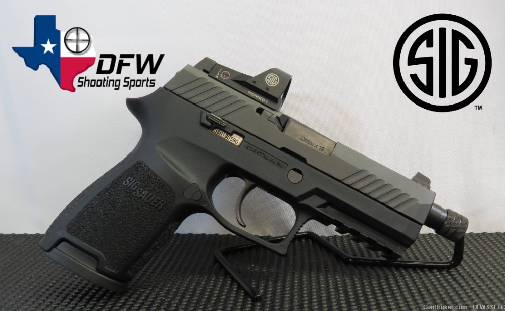 PENNY! SIG SAUER P320 NITRON COMPACT 9MM W/ 3.9" BRL & RX ROMEO 1!-img-0