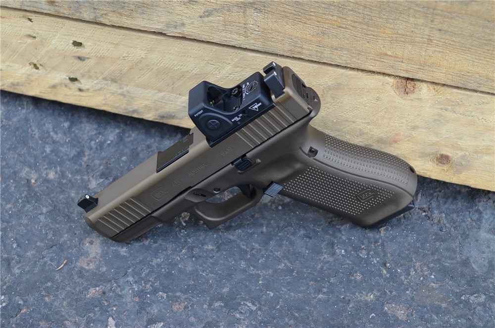 Glock 45 MOS Trijicon RMRcc Supp NS Adj X-Werks Midnight Burnt Bronze 19-img-3